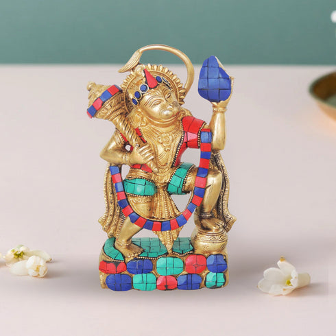 Brass Hanuman Ji Statue 2.62Kg